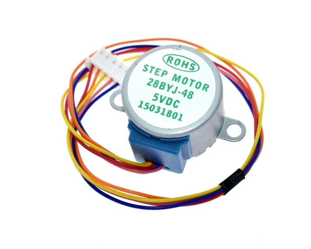 Motor paso a paso 28BYJ-48 de 5V con 4 fases