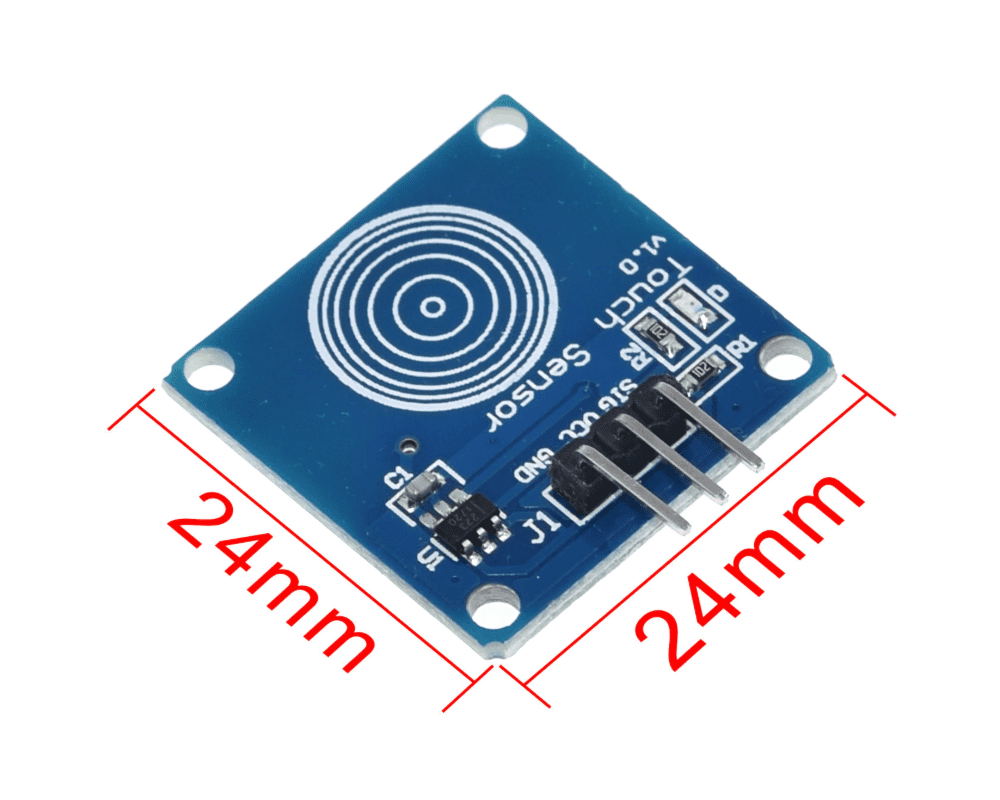 Modulo sensor pulsador touch capacitivo TTP223B