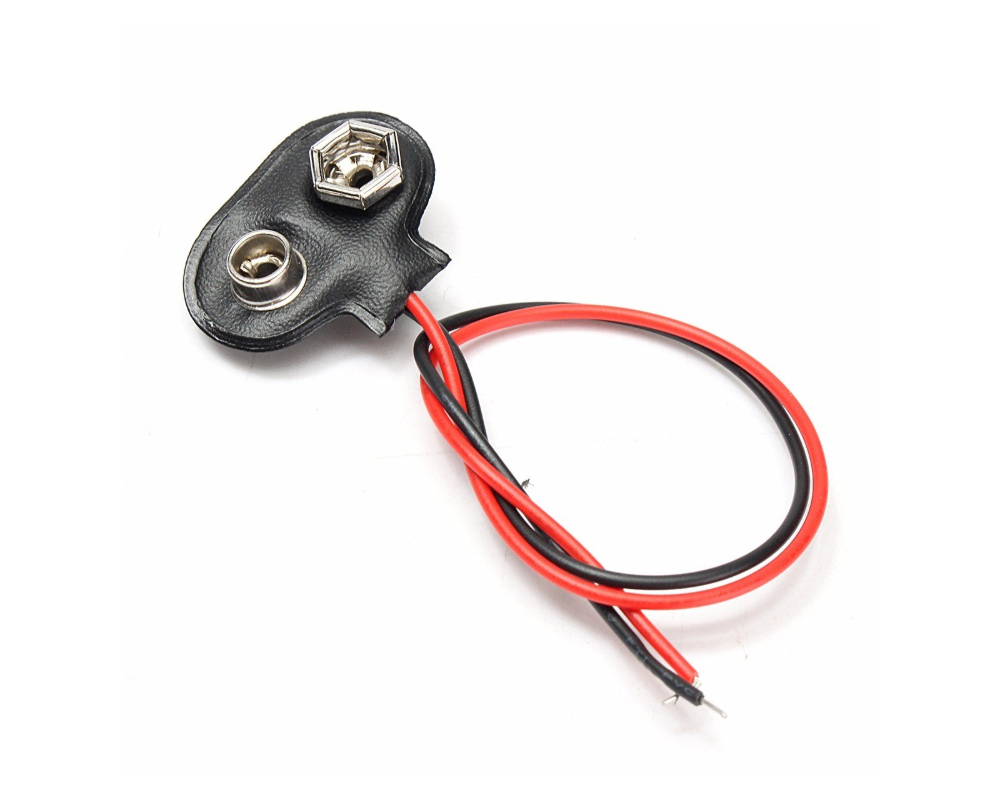 Conector para bateria de 9V (10cm)