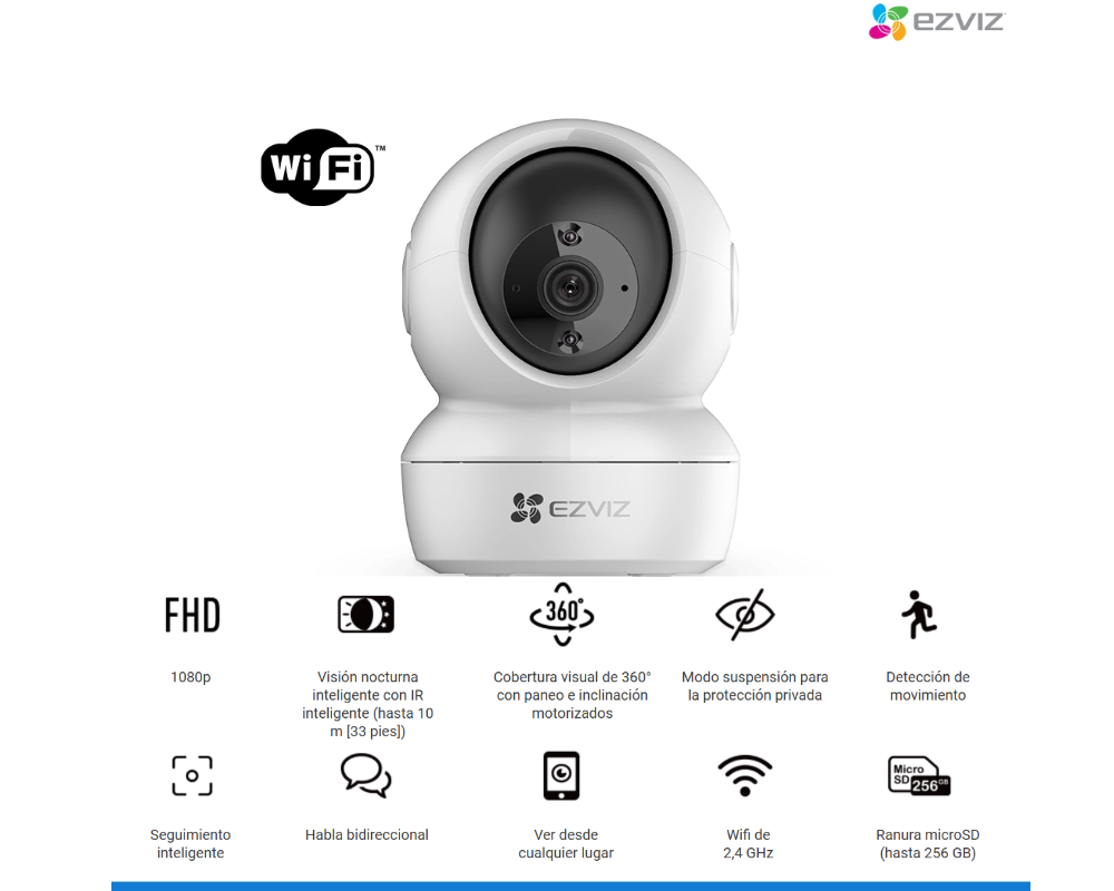 Cámara domo EZVIZ C6N 1080p